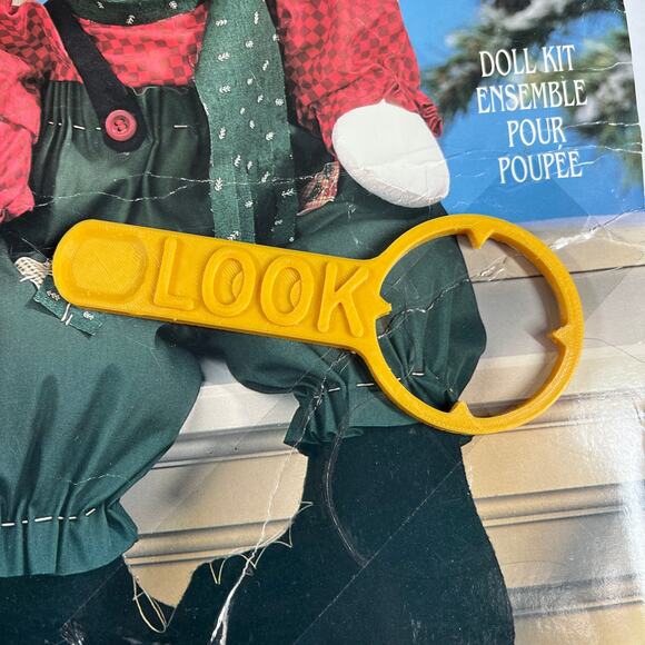 Daisy Kingdom Stitch n Stuff Ike Snow Doll Kit Fabric Panel Snowman Cozy Holiday - Picture 4 of 10